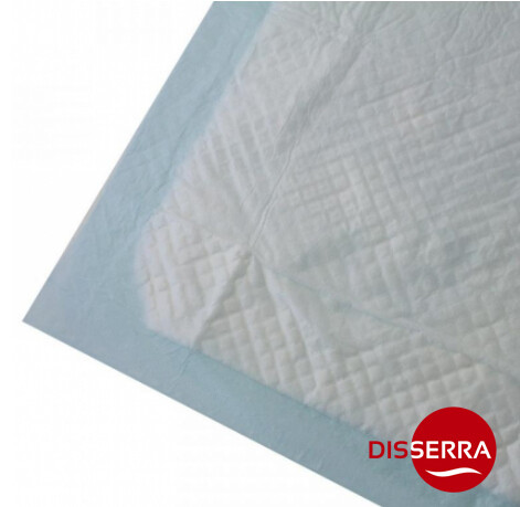 Empapador Desechable DISPOMEDIC  60x90 cm 45 gr. (Paquete 20 unidades). Protectores para utilizar en ambientes sanitarios, geriátricos o personas con movilidad reducida. Previenen irritación cutánea.