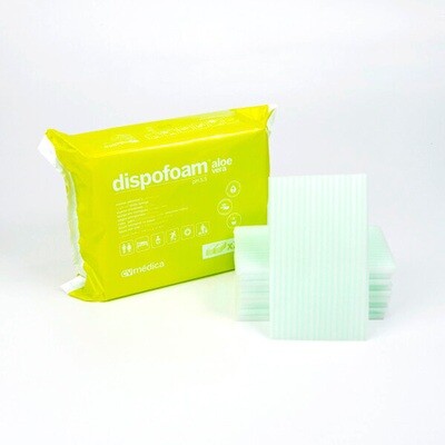 Esponja ENJABONADA DISPOFOAM Ph 5,5 Aloe Vera 12x20 cm 15 kg/m2 (Caja 800 unidades)