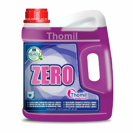 Descalcificador ZERO (Garrafa 4,5 Kg). Limpiador de carácter ácido que elimina las películas calcáreas, oxidaciones férricas y otras incrustaciones depositadas en acero inoxidable, cerámica, vidrio... Descalcificador ZERO (Garrafa 4,5 Kg). Limpiador de carácter ácido que elimina las películas calcáreas, oxidaciones férricas y otras incrustaciones depositadas en acero inoxidable, cerámica, vidrio...