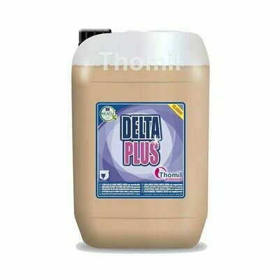 Lavavajillas maquina DELTA PLUS Extra Concentrado (Jerrican 12 kg). Detergente líquido concentrado de espuma controlada, indicado especialmente para máquinas lavavajillas automáticas. Lavavajillas maquina DELTA PLUS Extra Concentrado (Jerrican 12 kg). Detergente líquido concentrado de espuma controlada, indicado especialmente para máquinas lavavajillas automáticas.