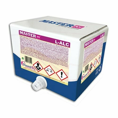 Detergente alcalino lavandería MASTERBOX L-ALC (Garrafa 6 kg). Detergente líquido alcalino para el lavado de todo tipo de ropa, excepto la delicada. Eficaz para cualquier temperatura y dureza de agua. Detergente alcalino lavandería MASTERBOX L-ALC (Garrafa 6 kg). Detergente líquido alcalino para el lavado de todo tipo de ropa, excepto la delicada. Eficaz para cualquier temperatura y dureza de agua.