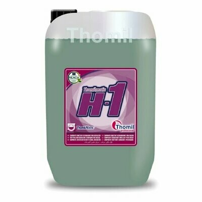 Humectante lavandería H1 (Garrafa 20 kg). Componente humectante para el lavado textil. Detergente líquido especialmente desarrollado para realizar enjuagues y humectaciones en prelavados.