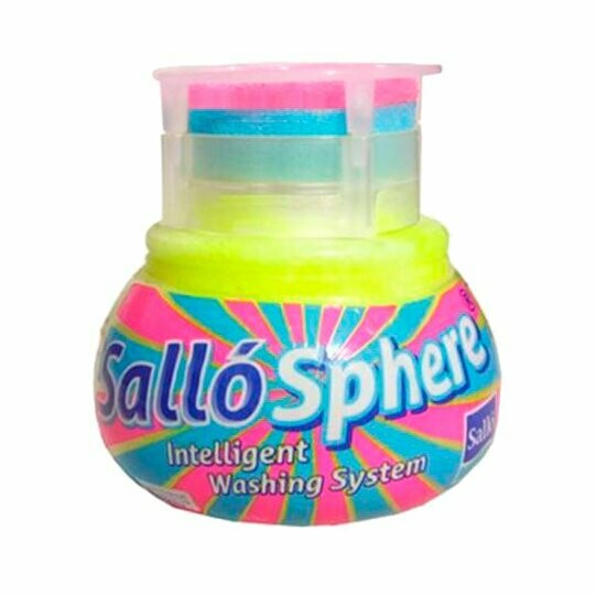 Sallosphere SUN detergente+abrillantador sólido en esfera. Esferas de detergente con abrillantador para el lavado de vajillas en máquinas profesionales.
