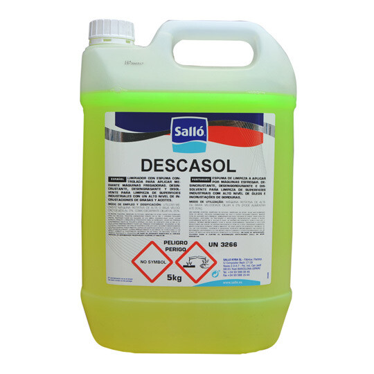 Desengrasante Fregadora DESCASOL CN (garrafa 5)