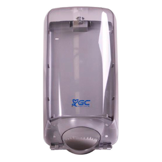 (DES) Dispensador GC MINI-SECAMANOS Plásti ABS Fume. Dispensador para rollos mini secamanos de hasta 80 m. Equipado con cierre de seguridad. Cumple las normas ISO 90001 y ISO 14001. (DES) Dispensador GC MINI-SECAMANOS Plásti ABS Fume. Dispensador para rollos mini secamanos de hasta 80 m. Equipado con cierre de seguridad. Cumple las normas ISO 90001 y ISO 14001.