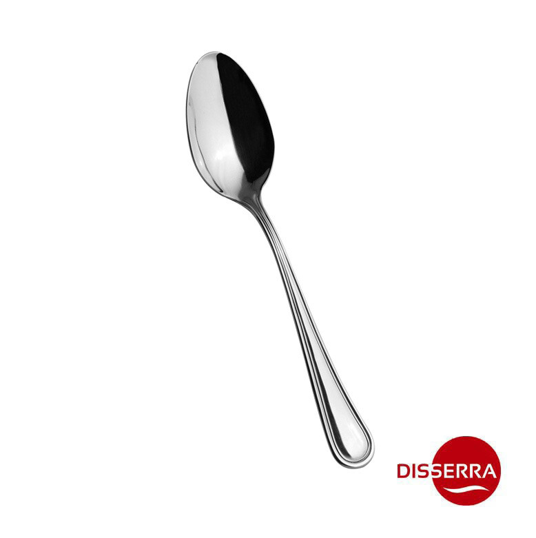 Cuchara POSTRE QUEEN acero inoxidable 18/10 2,5 mm 18,8 cm largo (Caja 12 unidades)