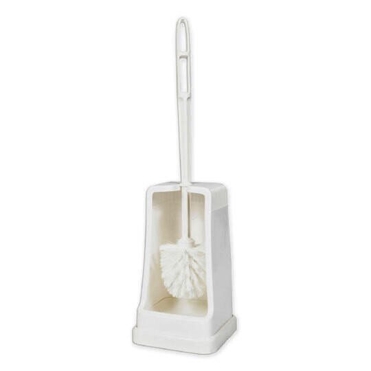 Escobillero LUXE WC+Soporte. Perfecto para la limpieza interior del WC. 100% Reciclable.