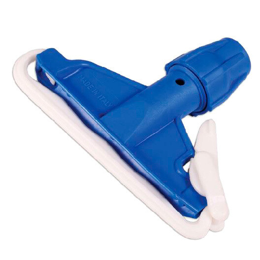 Pinza AZUL para FREGONA/MOPA industrial. Diseño ergonómico para la total adaptación y sujeción de fregonas/mopas industriales.