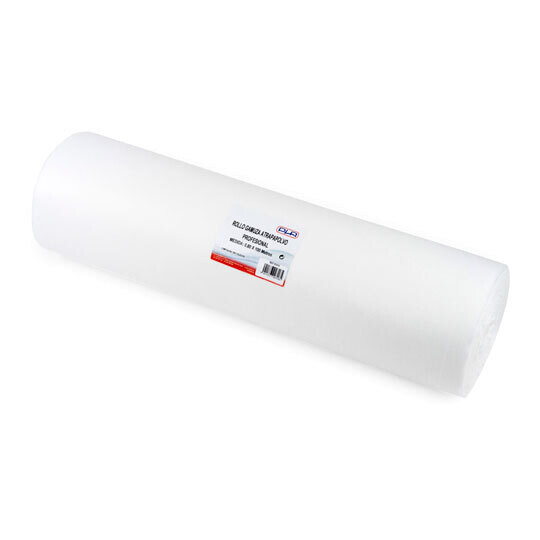 Gamuza BLANCA atrapa polvo rollo 0,8x100 m. Ideal para captación de polvo. Aplicado sobre mopa abrillantadora es ideal para abrillantar suelos.