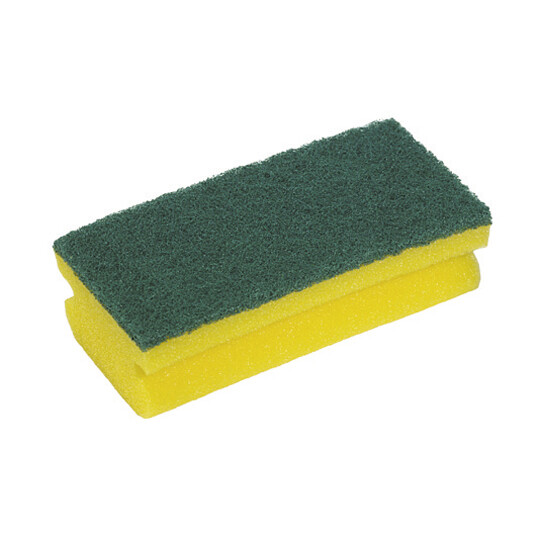 Fibra ABRASIVA verde+esponja SALVAUÑAS 14x6,8 cm (Paquete 10 unidades) Ideal para la limpieza en colectividades, cocinas industriales, restaurantes, hoteles, hospitales, industria. Fibra ABRASIVA verde+esponja SALVAUÑAS 14x6,8 cm (Paquete 10 unidades) Ideal para la limpieza en colectividades, cocinas industriales, restaurantes, hoteles, hospitales, industria.