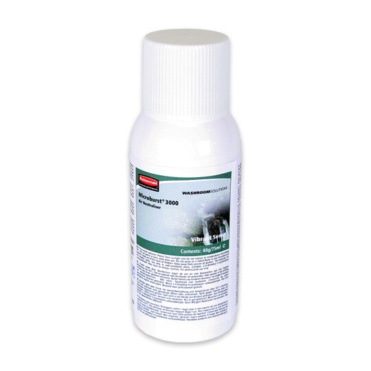 Ambientador MicroBurst Vibrant Sense 75 ml. Ambientador Citrico Fresco con notas naturales. Elimina los malos olores y ambientación de áreas tales como baños, vestuarios, locales comerciales, etc. Ambientador MicroBurst Vibrant Sense 75 ml. Ambientador Citrico Fresco con notas naturales. Elimina los malos olores y ambientación de áreas tales como baños, vestuarios, locales comerciales, etc.