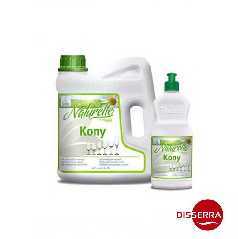 Lavavajillas Manual ecológico KONY (Garrafa 4 l). Detergente neutro concentrado de uso general para el lavado manual de todo tipo de menaje de cocina, proporcionando un secado rápido y alto brillo. Lavavajillas Manual ecológico KONY (Garrafa 4 l). Detergente neutro concentrado de uso general para el lavado manual de todo tipo de menaje de cocina, proporcionando un secado rápido y alto brillo.