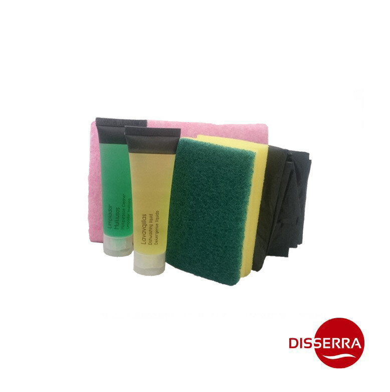 Set/Kit acogida limpieza 5 productos (Caja 50 unidades) Ideal como amenities de bienvenida en camping, alquiler caravanas, bungalow, apartamentos, etc. Set/Kit acogida limpieza 5 productos (Caja 50 unidades) Ideal como amenities de bienvenida en camping, alquiler caravanas, bungalow, apartamentos, etc.