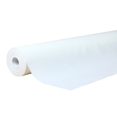 Mantel de papel blanco 40 grs, rollo 1,20x100 metros. Ideal para fiestas, eventos, comidas populares, etc.