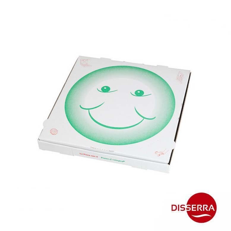 Caja cartón pizza 35x35 cm (Paquete 100 unidades) Las cajas para Pizza además de un amable diseño, cumplen con todas las reglamentaciones europeas para uso en contacto con alimentos. Plato recortable. Caja cartón pizza 35x35 cm (Paquete 100 unidades) Las cajas para Pizza además de un amable diseño, cumplen con todas las reglamentaciones europeas para uso en contacto con alimentos. Plato recortable.