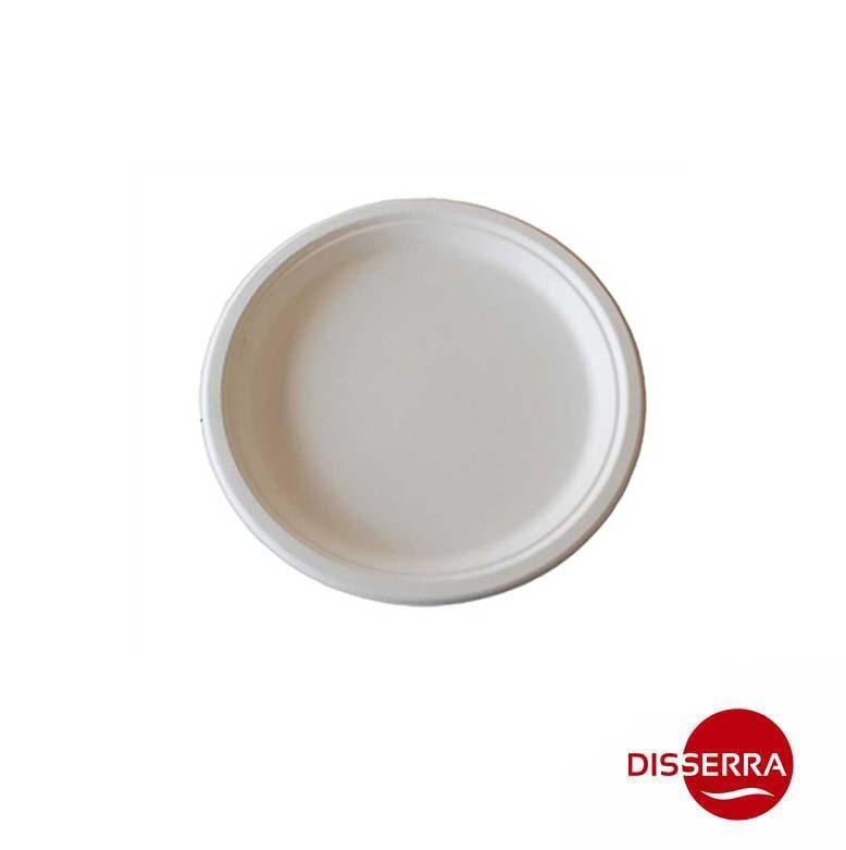 Plato llano biocompostable redondo Ø22,5 cm. Plato respetuoso con el medio ambiente, biocompostable, biodegradable y 100% natural. Ideal para fiestas, catering y eventos al aire libre. Plato llano biocompostable redondo Ø22,5 cm. Plato respetuoso con el medio ambiente, biocompostable, biodegradable y 100% natural. Ideal para fiestas, catering y eventos al aire libre.