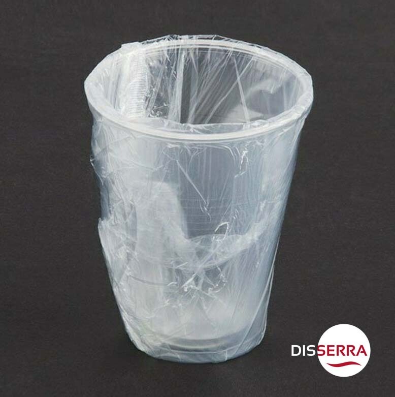 Vaso plástico PET HOTEL EMBOLSADO INDIVIDUAL 250 ml Ø78 mm (Caja 1000  unidades). Fabricado en PET, 100% reciclable, ayudando a mejorar el medio  ambiente.