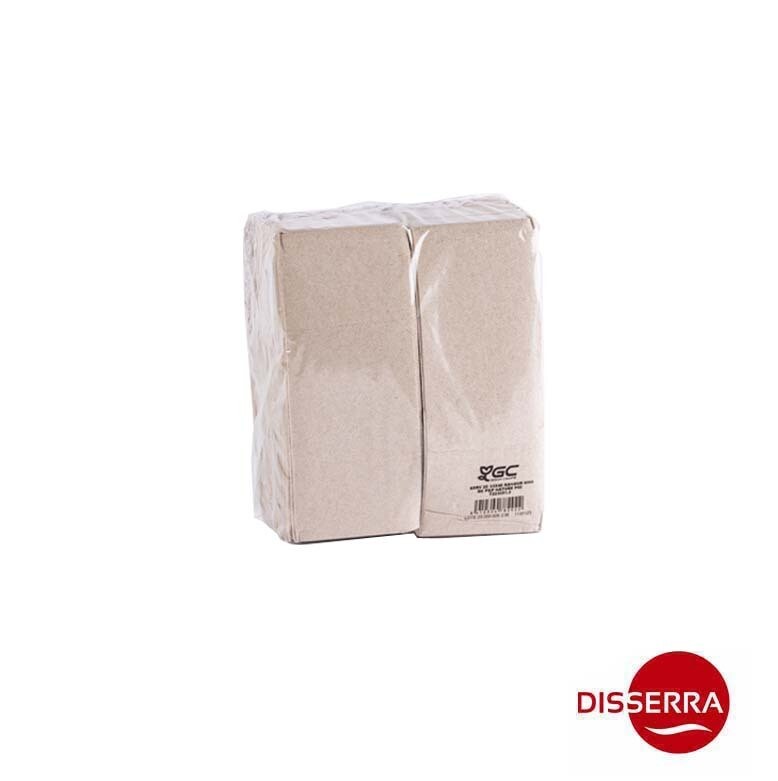 Servilleta papel Kangur Punta Punta GC NATURE 33x40 2 capas (Caja 900 unidades). Fabricada a partir de 100% fibra reciclada y acabado en punta punta le confiere mayor resistencia y absorción.