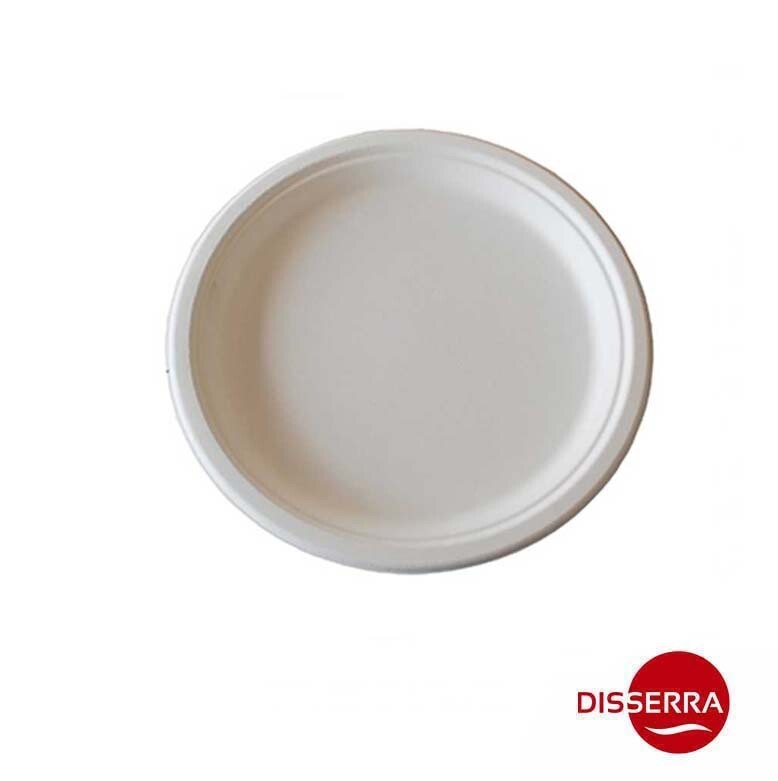 Plato llano redondo Ø22 cm (Ristra 125 unidades) Plato Ecológico Biodegradable y desechable de un solo uso de caña de azúcar. Ideal para eventos al aire libre, catering, fiestas, etc. Plato llano redondo Ø22 cm (Ristra 125 unidades) Plato Ecológico Biodegradable y desechable de un solo uso de caña de azúcar. Ideal para eventos al aire libre, catering, fiestas, etc.
