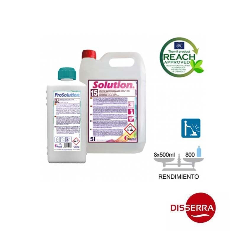 Limpiador concentrado Desengrasante PROSOLUTION 15 500 ml (Caja 8 unidades). Desengrasante alcalino multiusos para la limpieza de todo tipo de grasas. Limpiador concentrado Desengrasante PROSOLUTION 15 500 ml (Caja 8 unidades). Desengrasante alcalino multiusos para la limpieza de todo tipo de grasas.
