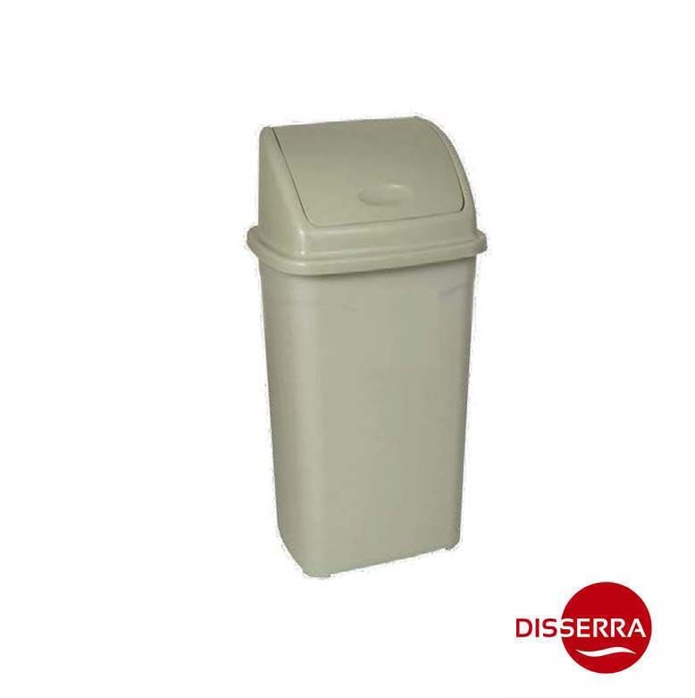 Papelera con tapa basculante/vaivén gris claro 50 litros de capacidad. Ideal para baños, lavabos, oficinas, despachos, restauración, hostelería, etc. Papelera con tapa basculante/vaivén gris claro 50 litros de capacidad. Ideal para baños, lavabos, oficinas, despachos, restauración, hostelería, etc.