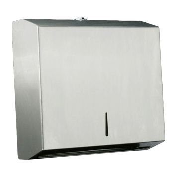 Dispensador Antivandálico de toallas Acero Inoxidable Satinado. Ventana frontal de nivel de consumible. Con llave. Capacidad de 400 a 600 servicios. Dispensador Antivandálico de toallas Acero Inoxidable Satinado. Ventana frontal de nivel de consumible. Con llave. Capacidad de 400 a 600 servicios.