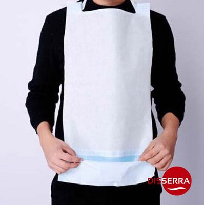 Babero higiénico desechable para adulto, Dispone de un bolsillo recogedor en la parte inferior para mantener la higiene. Especialmente diseñado para residencias de personas mayores. (Caja 1000 uds) Babero higiénico desechable para adulto, Dispone de un bolsillo recogedor en la parte inferior para mantener la higiene. Especialmente diseñado para residencias de personas mayores. (Caja 1000 uds)