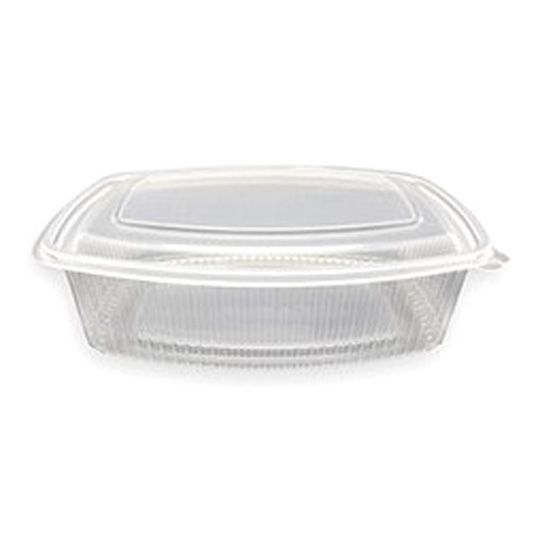 Envase PP Reutilizable 1500 ml  para alimentos, apto para microondas. (Paquete 25 unidades). Ideal para llevar alimentos fríos y calientes.