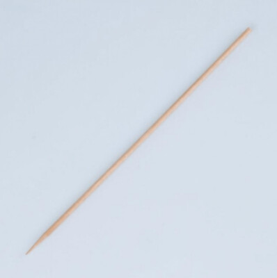 Brocheta UNA PUNTA 10 cm - Palillos de madera presentación aperitivos tapas y entrantes en eventos y fiestas catering y hostelería (Blister 3000 unidades)