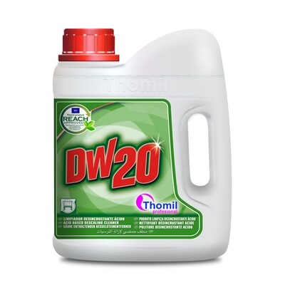 Súper Limpiador DW 20 (Garrafa 4 l)Detergente ácido de uso profesional para la limpieza y tratamiento de depósitos calcáreos o restos de suciedad causados por jabones calcinados o residuos de grasa. Súper Limpiador DW 20 (Garrafa 4 l)Detergente ácido de uso profesional para la limpieza y tratamiento de depósitos calcáreos o restos de suciedad causados por jabones calcinados o residuos de grasa.