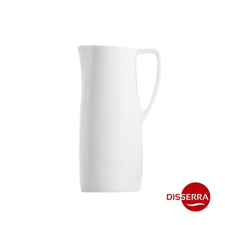 Lechera Porcelana Malva-Rossa 480 cc. Porcelana de doble cocción o triple cocción si se incorporan decorados. Resistencia al rayado o al cuarteo por choque térmico soportando +400º C.