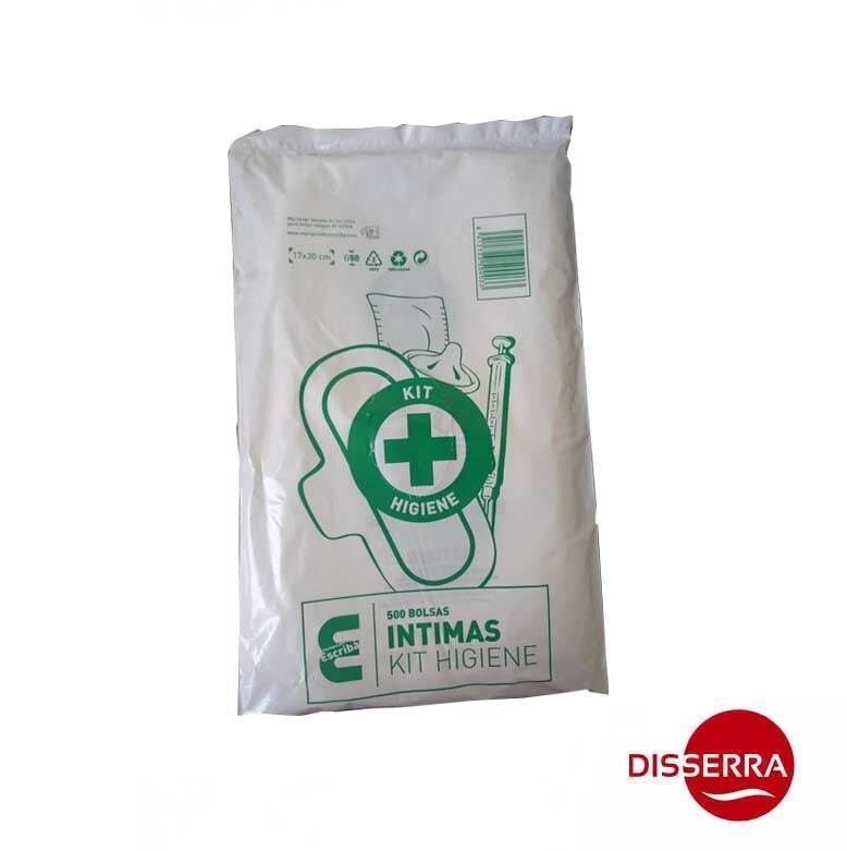 Bolsa HIGIENICA blanca 17x30 cm galga 50 (Paquete 500 unidades). Las bolsas higiénicas son un artículo de acogida básico para ofrecer la máxima higiene a todos sus huéspedes. 100% reciclado.