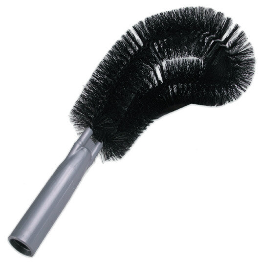 Cepillo pared CURVADO TELARAÑAS. Cepillo en Cepillo pared CURVADO TELARAÑAS. Cepillo en "C" con justa sistema Lampo para mangos telescópicos y astas. Cepillo para desempolvar alturas. Ideal para eliminar telarañas.