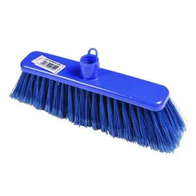 Escoba profesional en varios colores. Ideal para el barrido de cualquier tipo de superficie y en especial suelos de gres, terrazo, mármol, etc. Muy resistente y duradera por sus suaves cerdas.