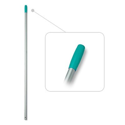 Mango ALUMINIO para MOPAS 140 cm boquilla Ø 23mm. Especialmente indicado para fregonas industriales de elevado gramaje y mopas grandes.