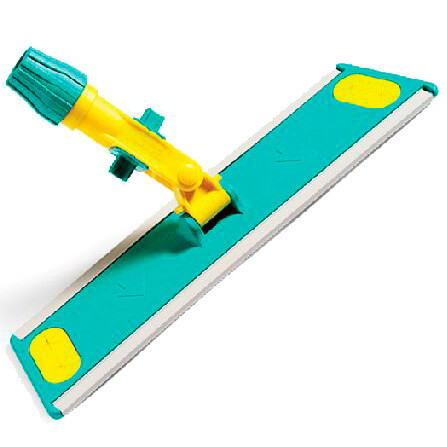 Soporte velcro SISTEMA BLOCK 40x9,5 cm. Bastidor con sistema adherente, agujeros sujeta paños ovales y Block System. Ideal para la limpieza profesional de alto rendimiento de superficies.