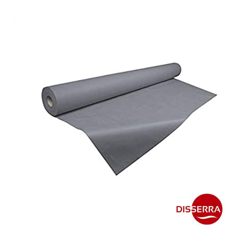 Mantel rollo Newtex gris 1.20x50 m. con precorte a 40 cm. Elegante mantel desechable en rollo para conseguir un ambiente diferenciador en eventos, fiestas, catering.