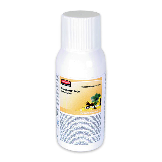 Ambientador MicroBurst Vibrant Sense 75 ml. Ambientador Floral con ylang, gardenia y un toque de frutas . Elimina los malos olores y ambientación de áreas tales como baños, vestuarios, locales, etc.