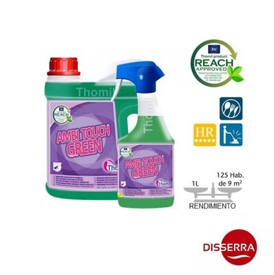 Ambientador campestre de alto rendimiento. Ambientador aroma natural muy selecto de pH neutro. Especialmente desarrollado paa eliminar malos olores.