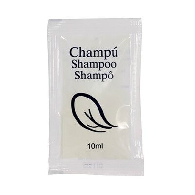 Champú Daisy SACHET sobre 10 ml (Caja 1000 unidades). Champú líquido con cierto carácter viscoso, en monodosis, de uso frecuente para limpieza e higienización de todo tipo de cabellos.
