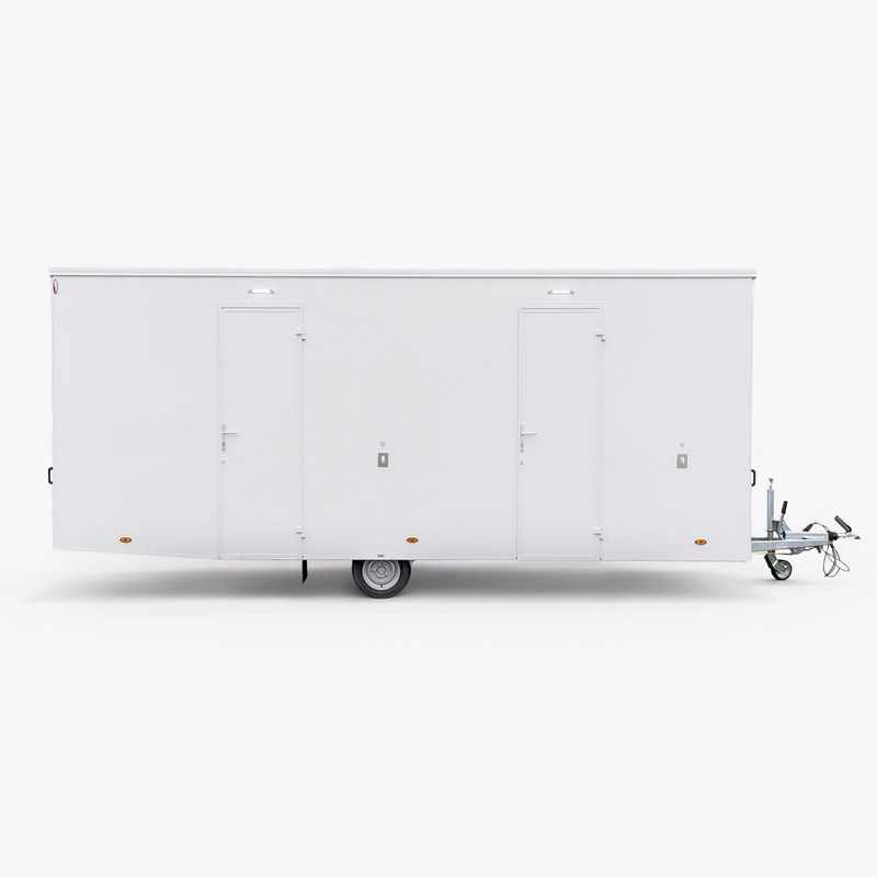 SANITÄR-TRAILER FTT 610 BASIC Dekor apfelgrün / anthrazit