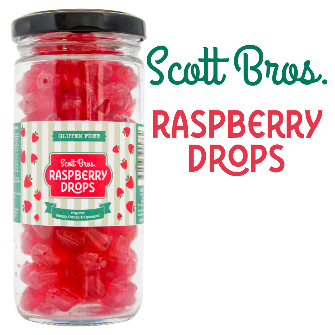 Raspberry Drops - 12 jars