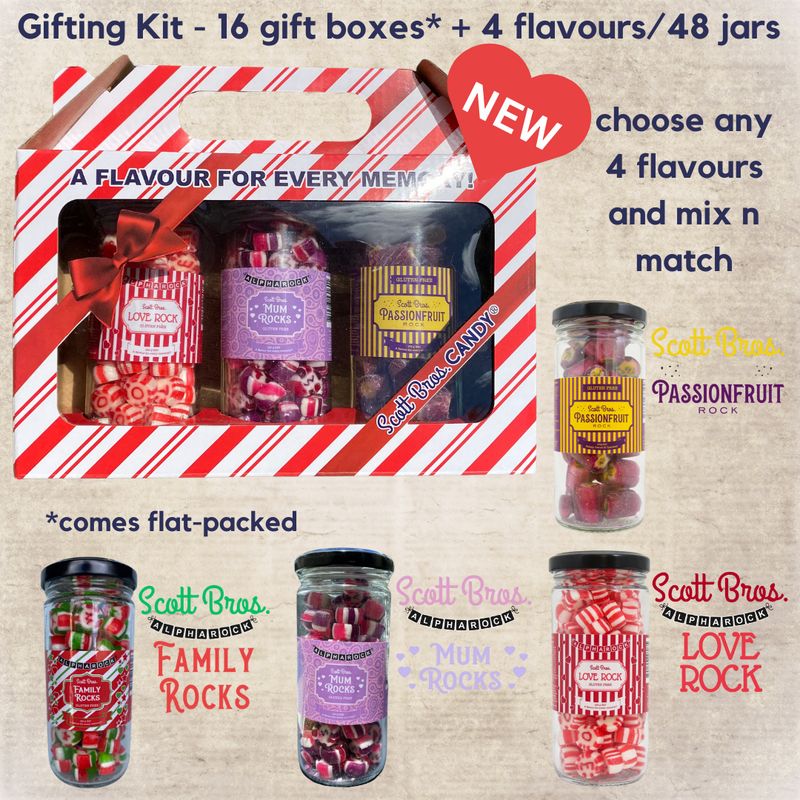 Gifting Kit - 16 Gift Boxes + 4 Flavours/48 Jars