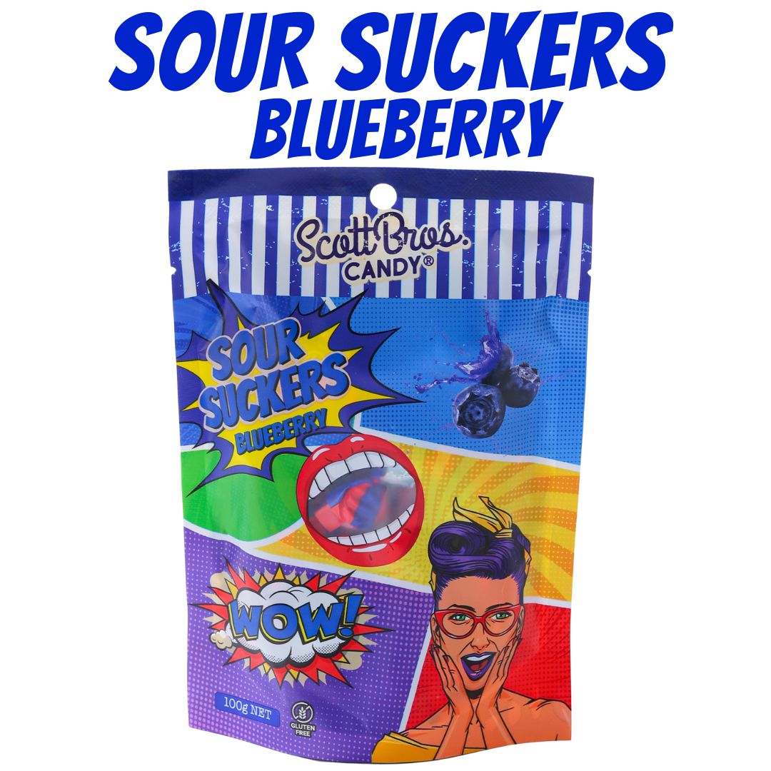 Sour Suckers - Blueberry