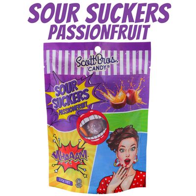 Sour Suckers - Passionfruit