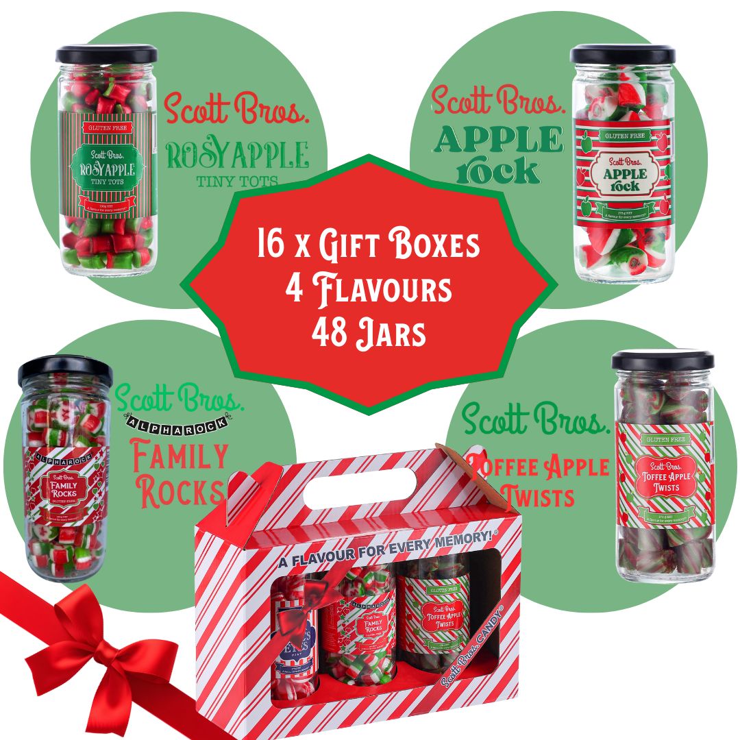 16 x Gift Boxes - 4 Flavours / 48 Jars