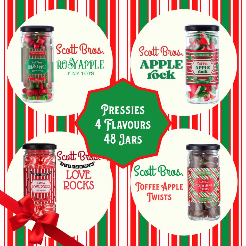 Pressies 4 Flavours / 48 jars