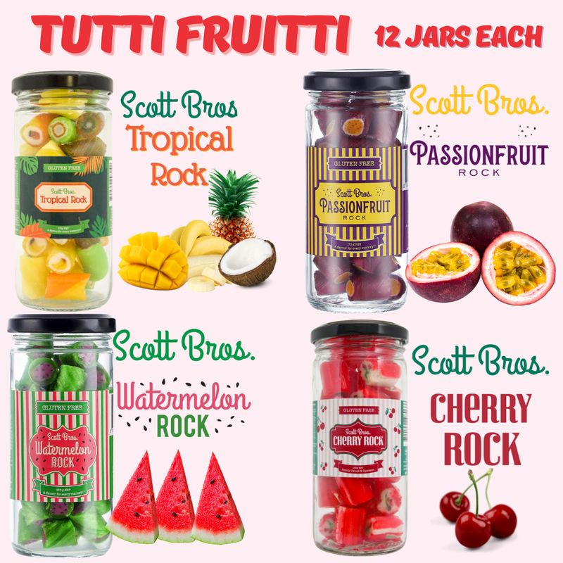 Tutti Fruitti - 4 Flavours / 48 Jars