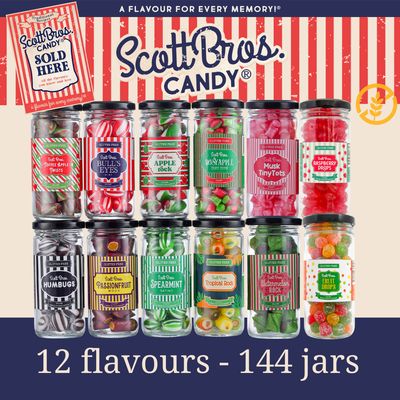 12 Flavours - 144 Jars