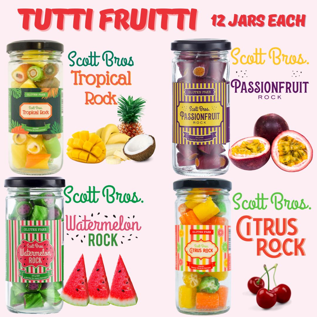 Tutti Fruitti - 4 Flavours / 48 Jars